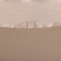 Twilight Star Drop Earrings Silver 18K Gold Plated