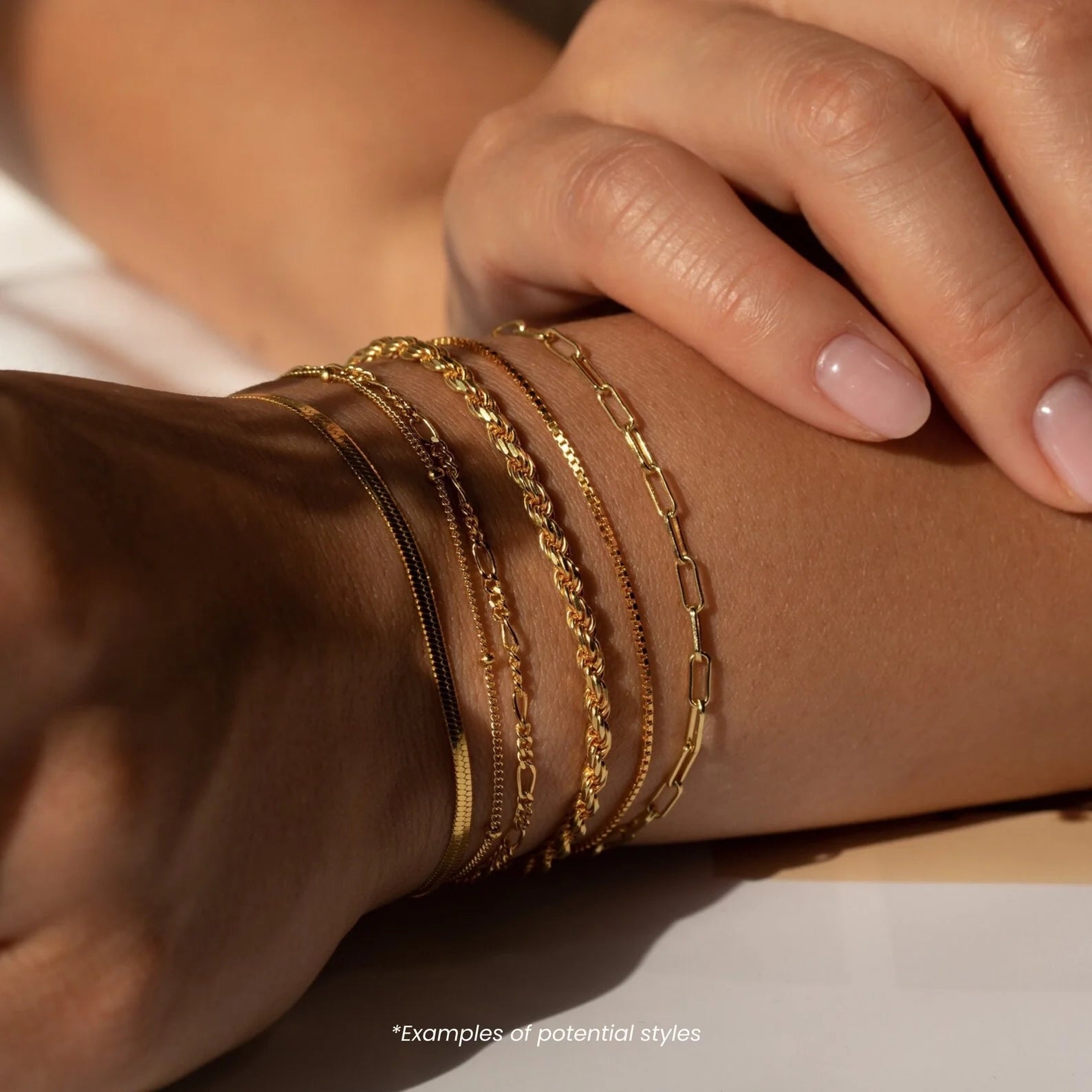 Mystery Bracelet Silver 18K Gold Plated