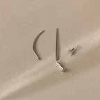 Flat Back Applicator Tool  Silver 18K Gold Plated