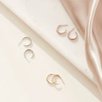 Chloe Hoops Silver 18K Gold Plated