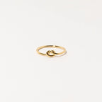 Knot Ring Silver 18K Gold Plated