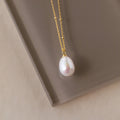 Ariel Pearl Necklace Silver 18K Gold Plated