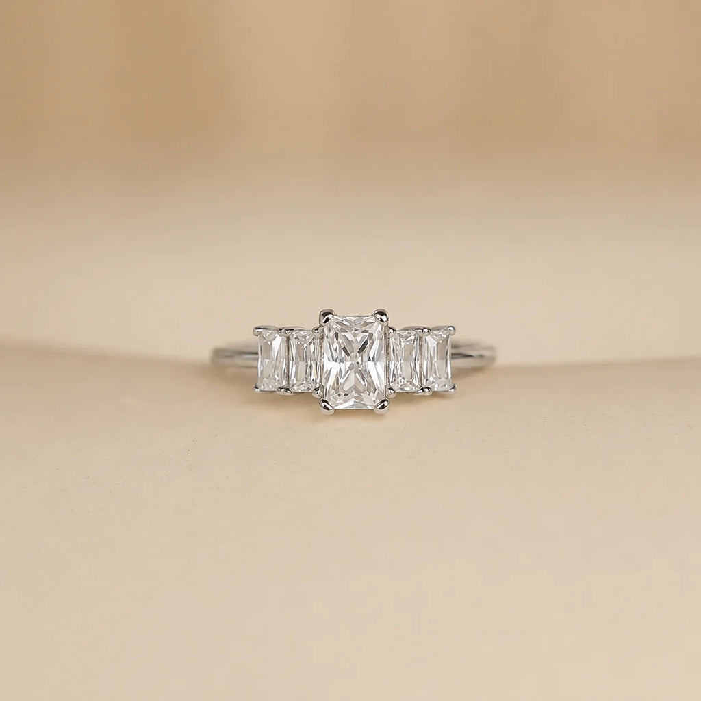 Vintage Charm: Art Deco Birthstone Ring