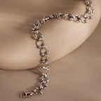 Orbit Chain Bracelet Silver 18K Gold Plated