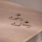 Dot Ear Jackets Silver 18K Gold Plated
