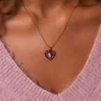 Peridot Crystal Necklace Silver 18K Gold Plated