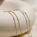 Satellite Beaded Belly Chain Silver 18K Gold Plated