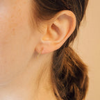 Dot Ear Jackets Silver 18K Gold Plated
