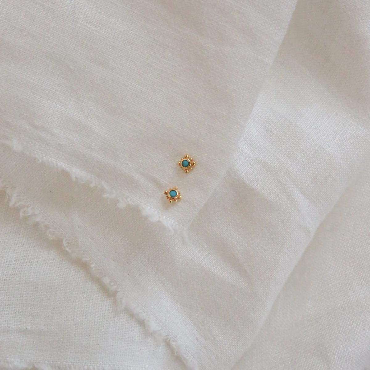 Mara Studs Silver 18K Gold Plated