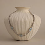 Opal North Star Trio Necklace Silver 18K Gold Plated