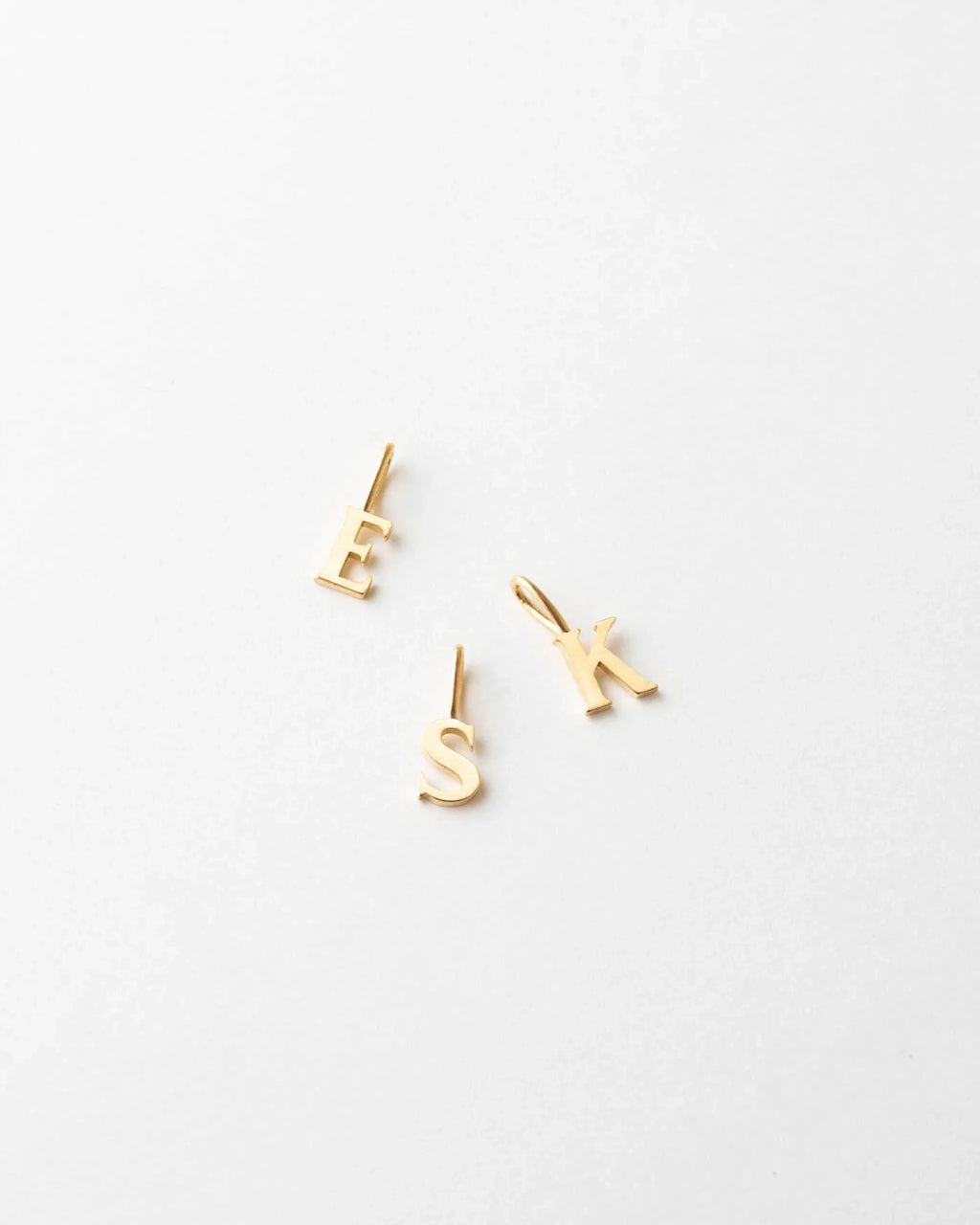 Serif Initial Pendant