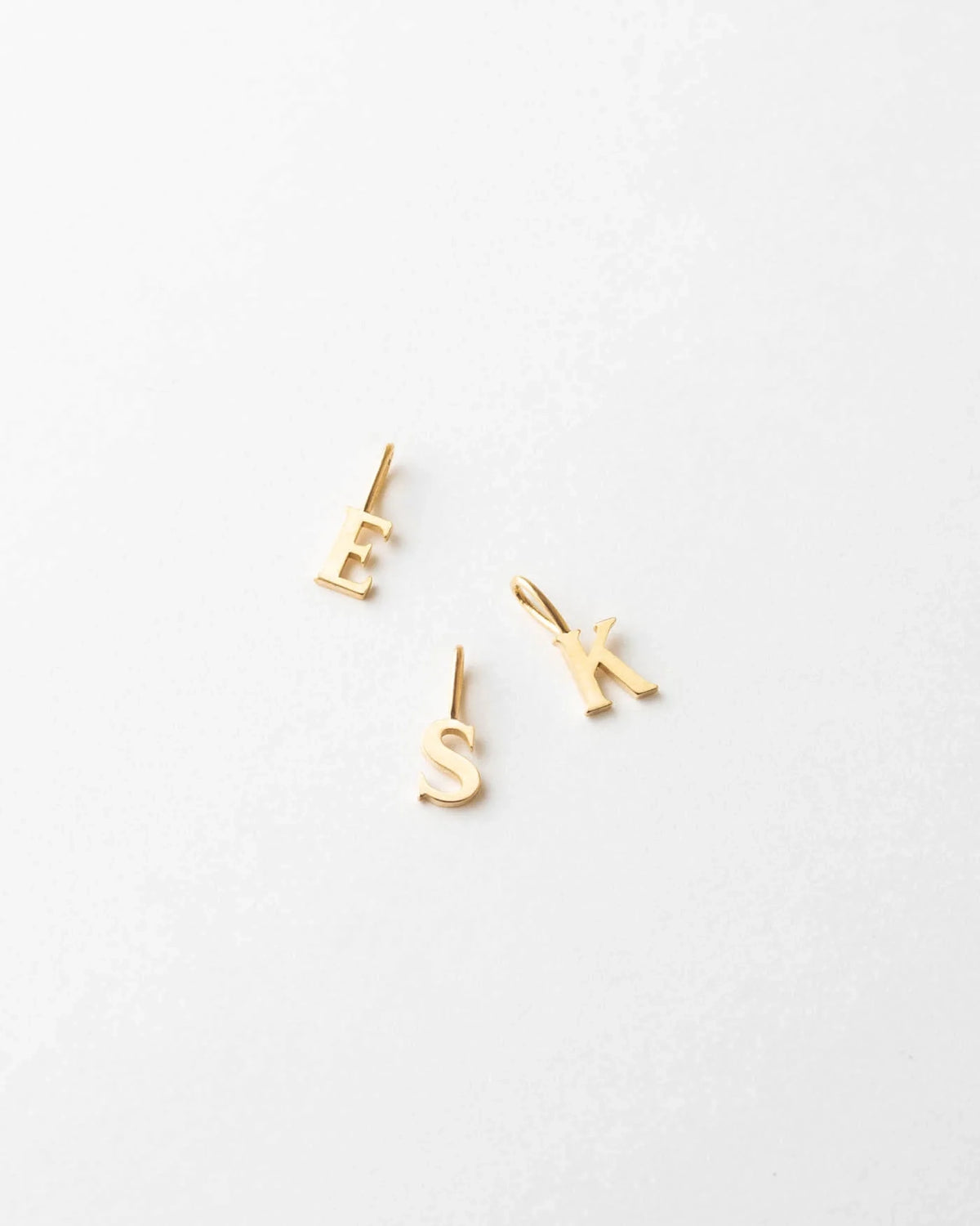 Serif Initial Pendant
