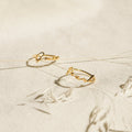 Venice Name Ring Silver 18K Gold Plated