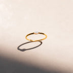 Eloise Opal Ring Silver 18K Gold Plated