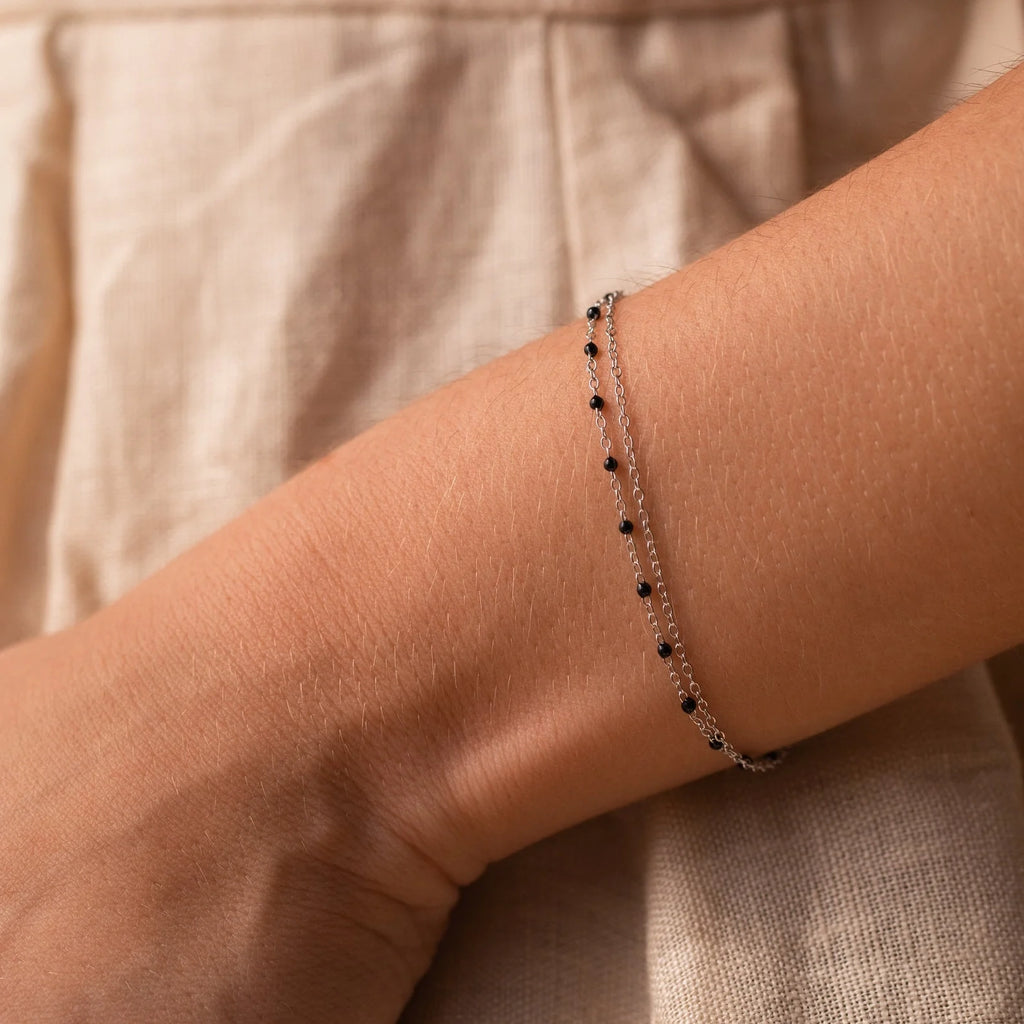 Calypso Station Bracelet  Silver 18K Gold Plated