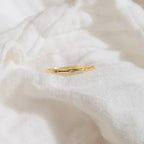 Juliet Diamond Ring Silver 18K Gold Plated