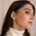 Tiny Zodiac Studs Silver 18K Gold Plated