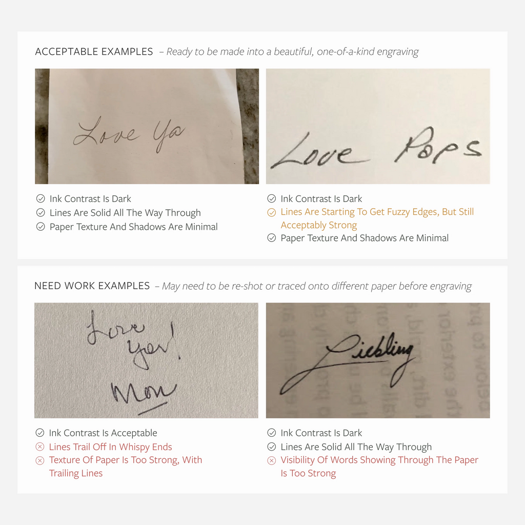 Handwriting Bracelet