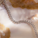 Fishtail Chain Bracelet  Silver 18K Gold Plated