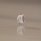 Sprinkle Diamond Dome Spacer Charm Silver 18K Gold Plated