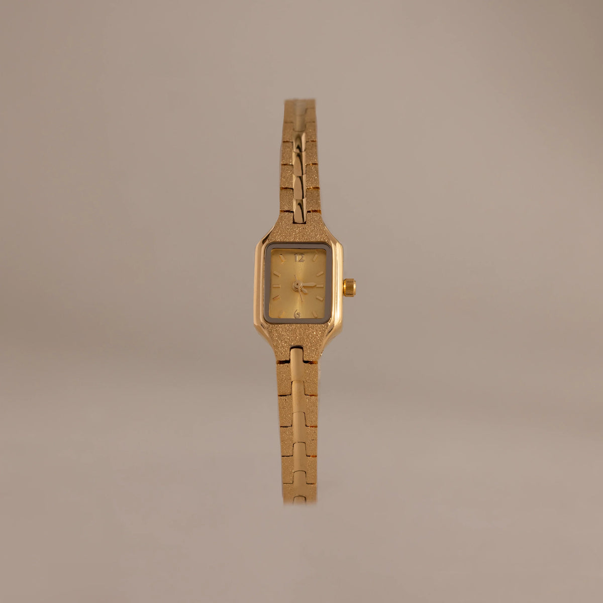 Serpent Chain Timepiece Silver 18K Gold Plated