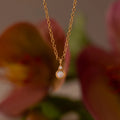 Opal Diamond Necklace Silver 18K Gold Plated