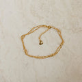 Duo Bead Chain Bracelet Silver 18K Gold Plated