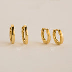 Editor III Huggies Silver 18K Gold Plated