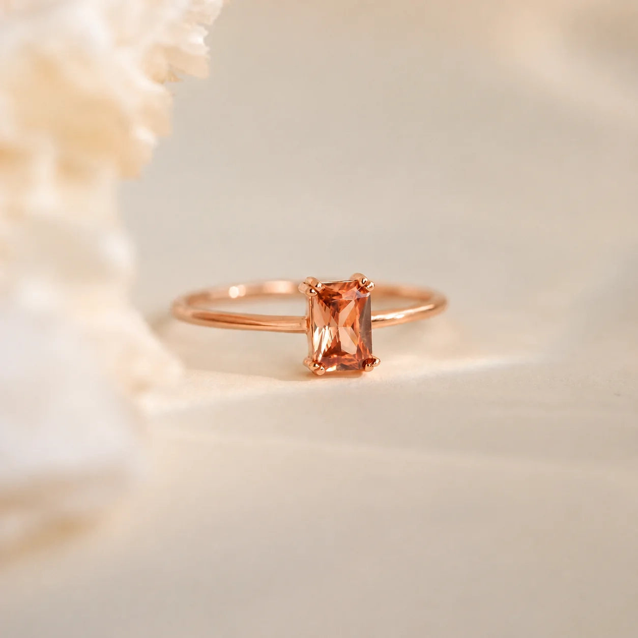 Luxurious Citrine Birthstone Ring for November Birthdays