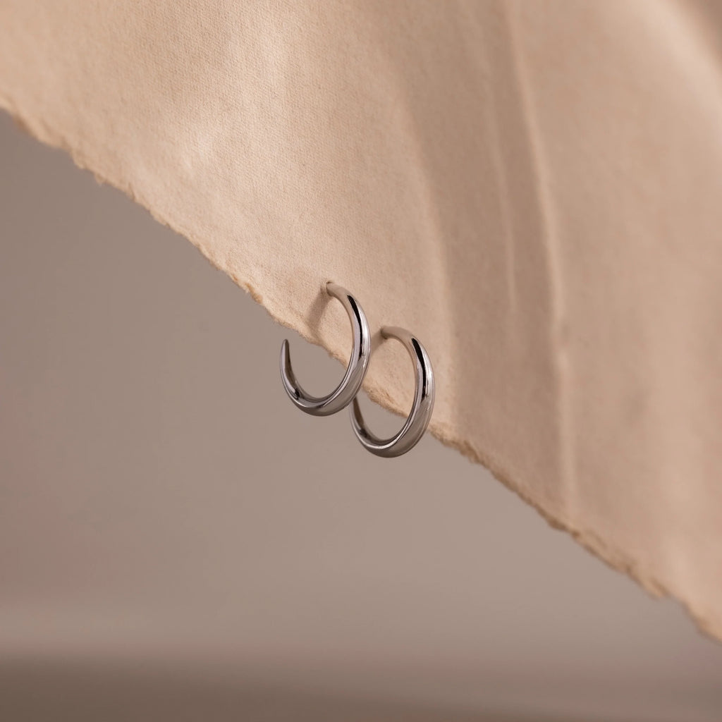 Chloe Hoops Silver 18K Gold Plated