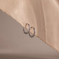 Chloe Hoops Silver 18K Gold Plated