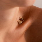 Shark Tooth Charm Silver 18K Gold Plated