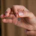 North Star Opal Charm Silver 18K Gold Plated