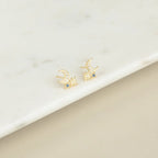 Aeon Studs Silver 18K Gold Plated