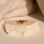Mini Mood Ring Silver 18K Gold Plated
