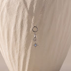 Star Opal Charm Silver 18K Gold Plated
