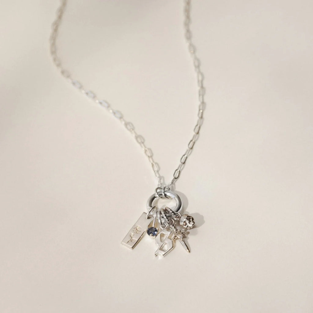 Gothic Initial Pendant