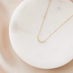 Lucia Pave Necklace Silver 18K Gold Plated