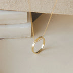 Inner Circle Necklace Silver 18K Gold Plated