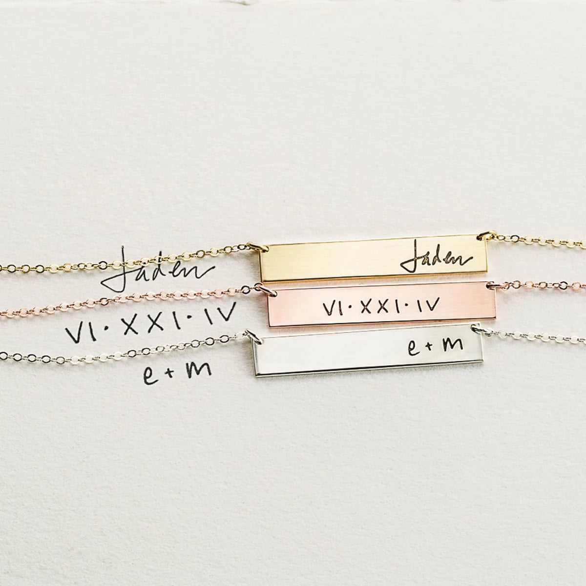 Handwriting Necklace