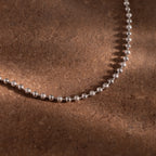 Dune Beaded Bracelet Silver 18K Gold Plated