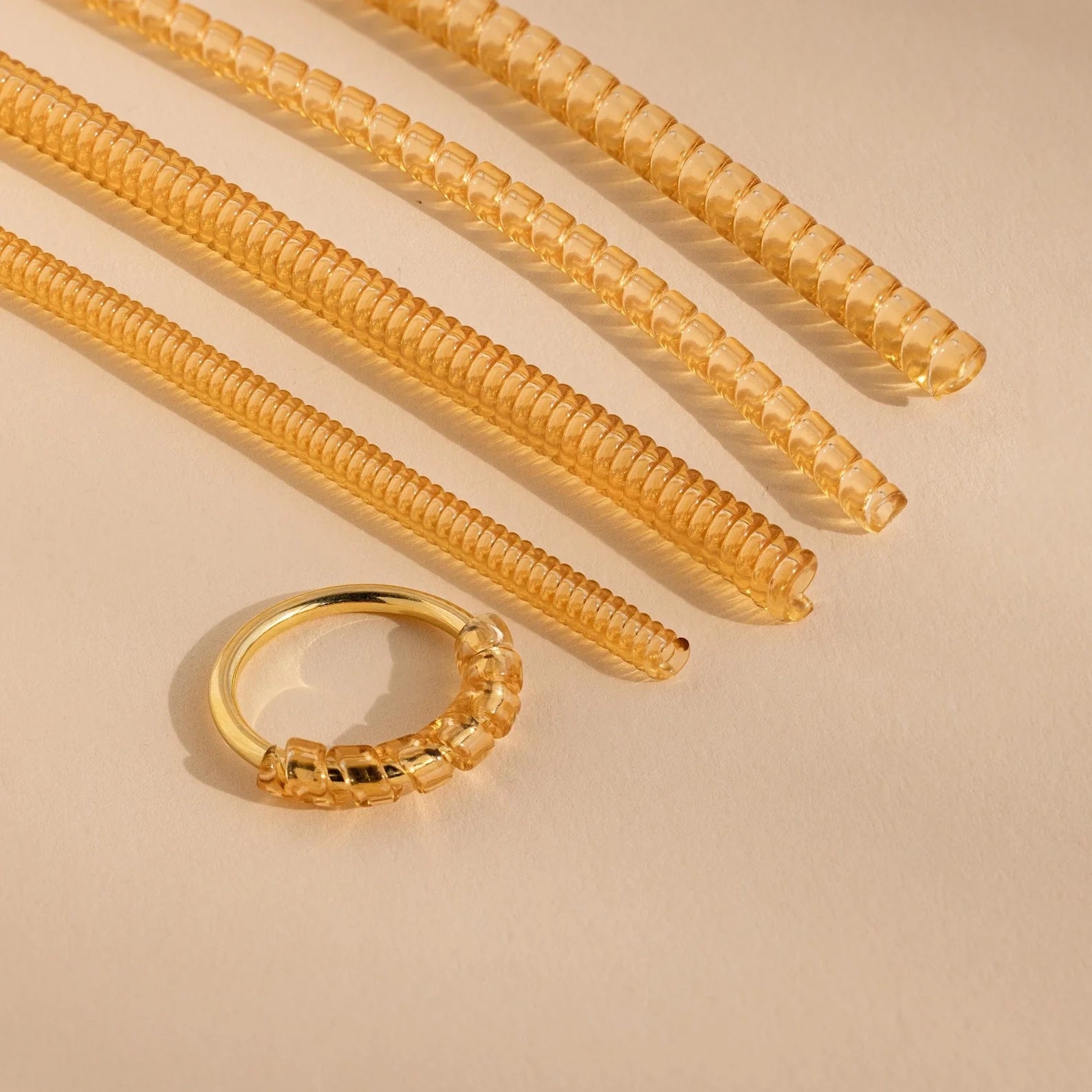 Ring Size Adjuster Silver 18K Gold Plated