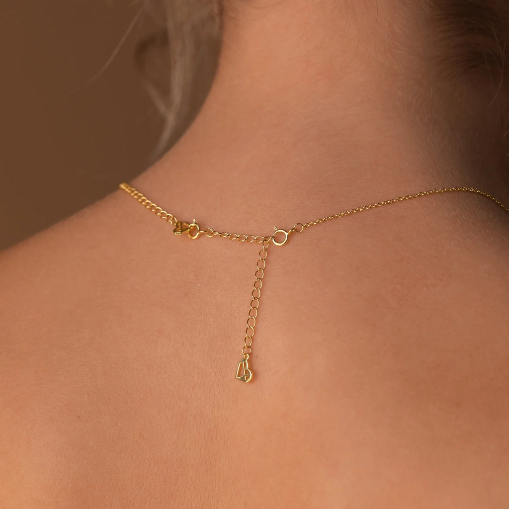 Chain Extender Silver 18K Gold Plated