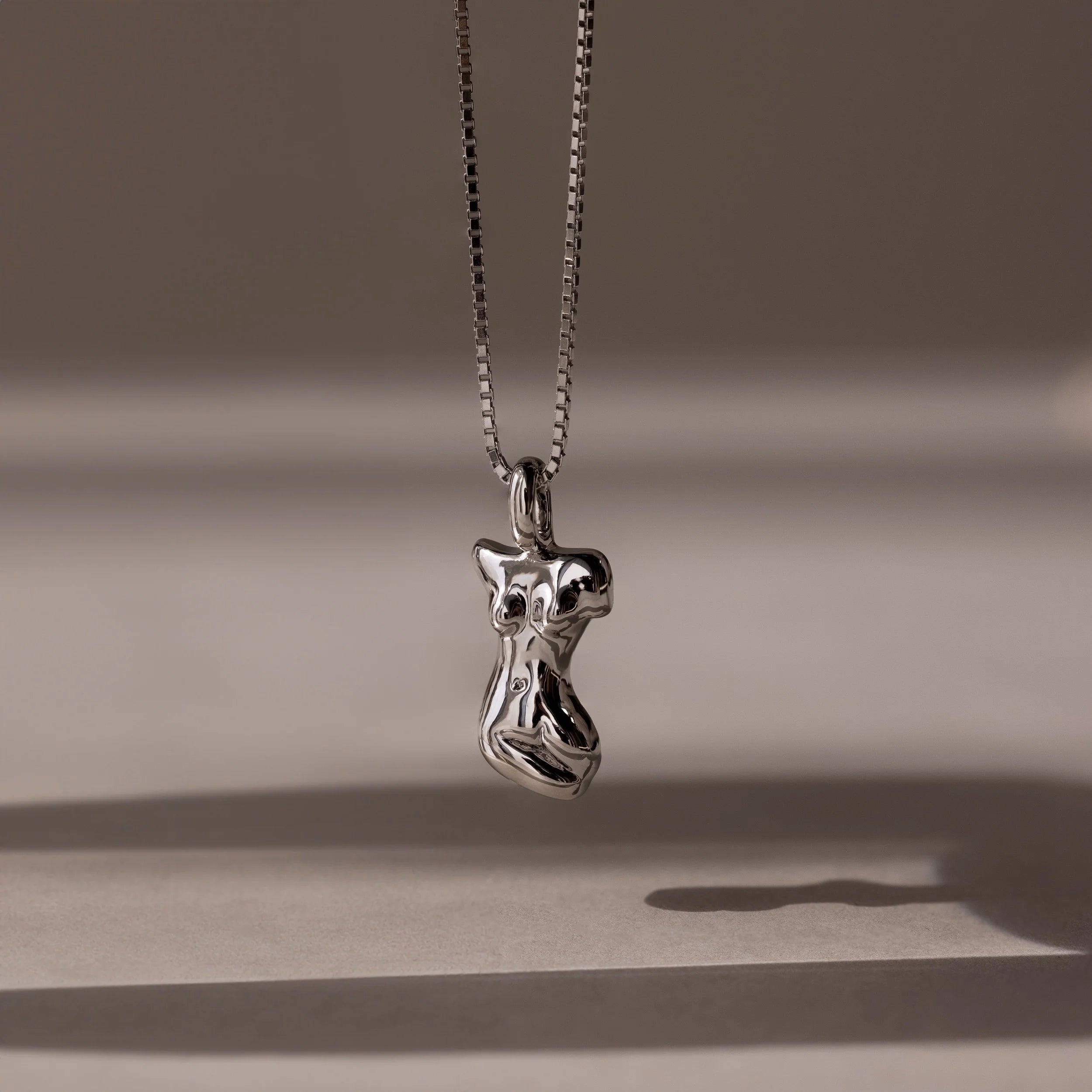 Kinn Body Necklace Silver 18K Gold Plated