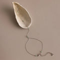 Jade Hand Chain Bracelet Silver 18K Gold Plated