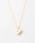 Micro Heart Locket Necklace