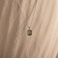 North Star Gemstone Necklace Silver 18K Gold Plated