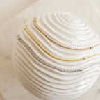 Rope Chain Bracelet Silver 18K Gold Plated