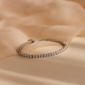 Marquise Diamonds Tennis Bracelet Silver 18K Gold Plated