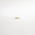 Triangle Diamond Studs Silver 18K Gold Plated
